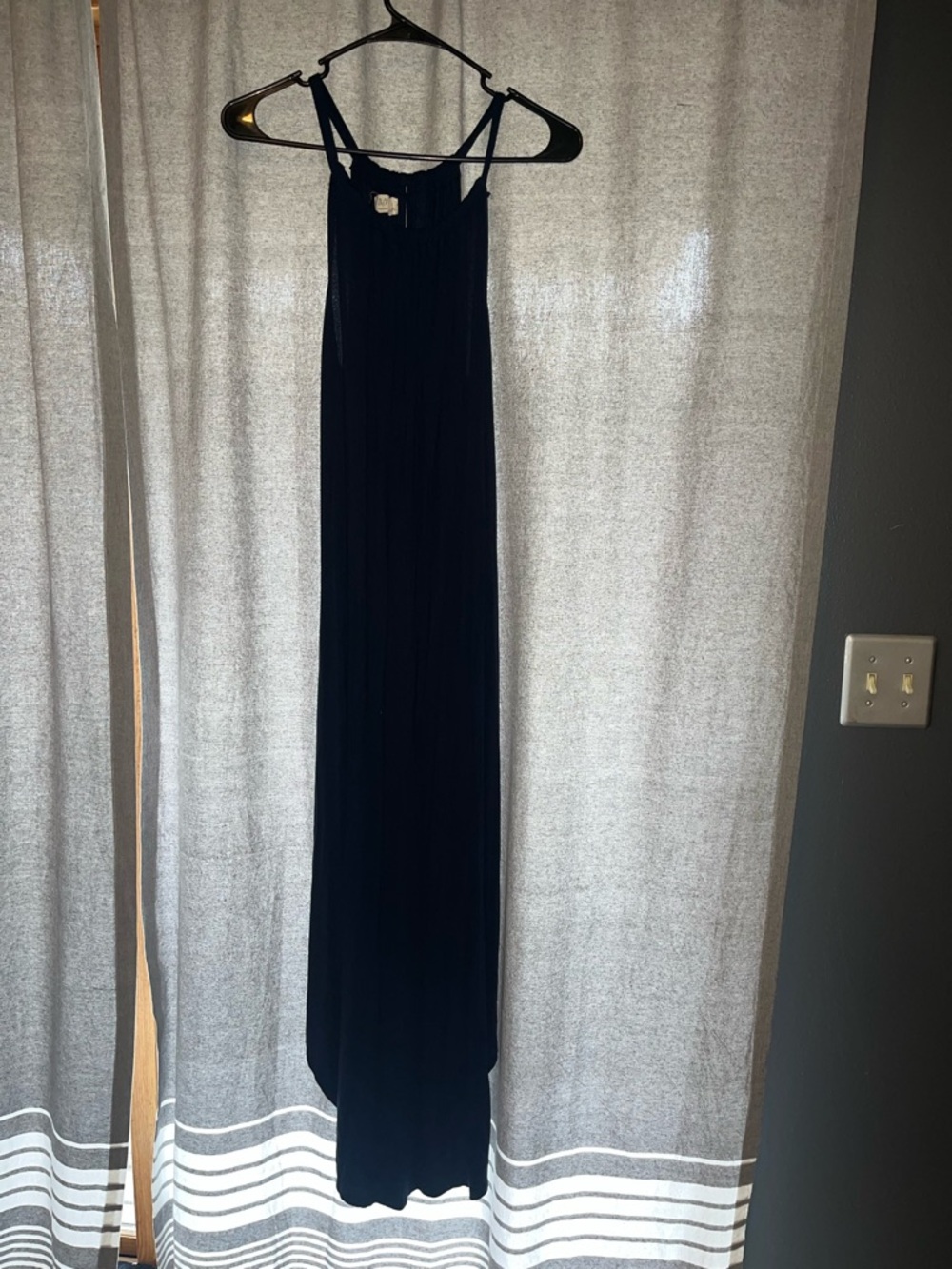 Maurices Navy Blue Spaghetti-Strap Maxi Dress